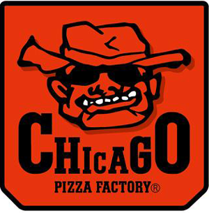 ロゴ：宅配ピザのシカゴピザ＆シカゴデリータ