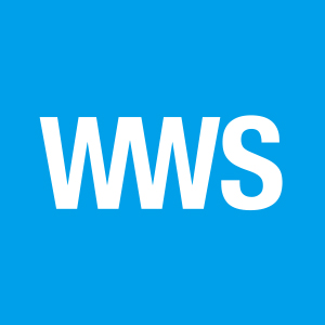 ロゴ：WWS／ワークウェアスーツ
